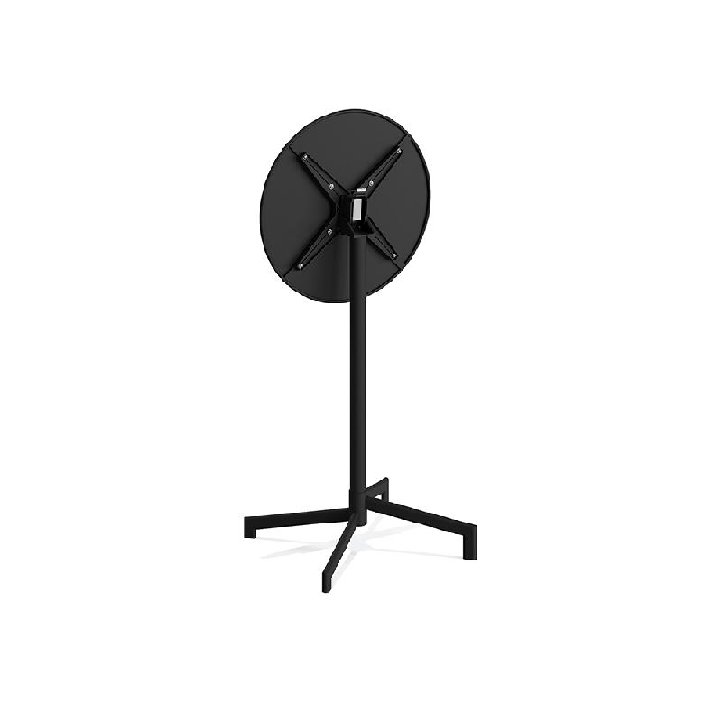 Versa - Table de terrasse / mange-debout Noir_1