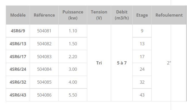 Pompe immergée de forage 4