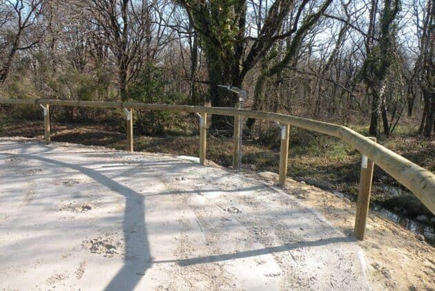 Clôture de carrière - horse stop - lice de carrière déportée, 1 lice, 1m20 - ref. Ld180-1_1