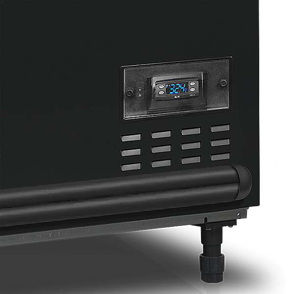Réfrigérateur / congélateur de supermarché noir 500 L - Noir | Tefcold - SFI185BHC-CFVS_1