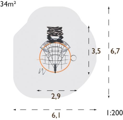Structure multi-jeux pour enfants 7 à 16 ans - Nexus Core 8019684 - Hags - Jaune, scellement béton_1