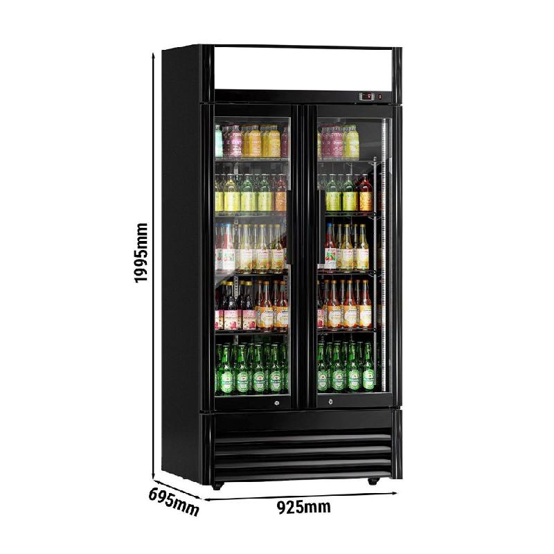 Armoire à boissons double portes battantes avec canopy - 630L_1