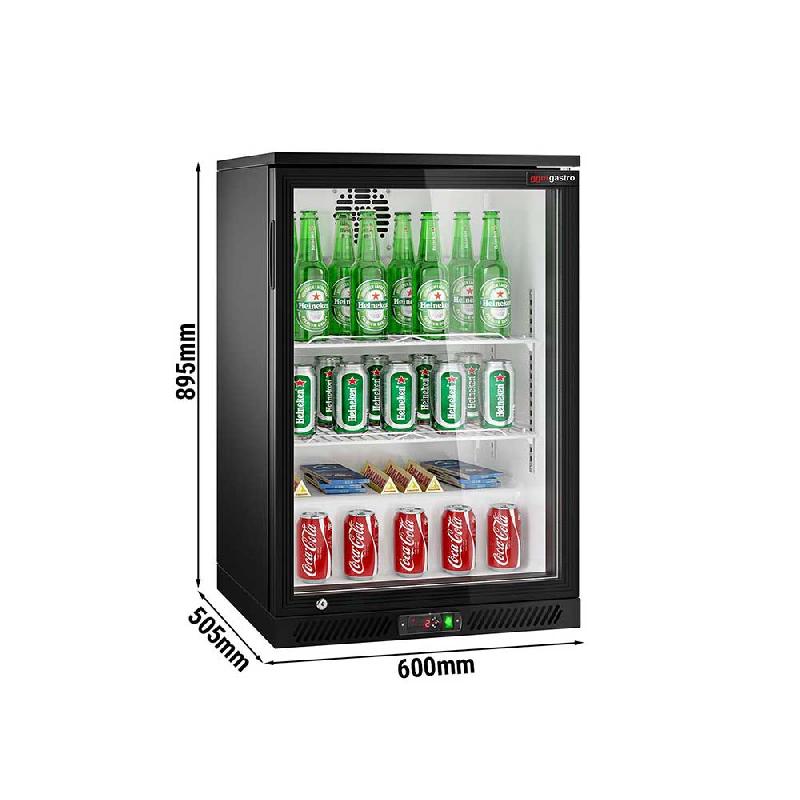 Arrière-bar réfrigéré1 porte battante vitrée - 126 litres 124 | BKTG1SN_1