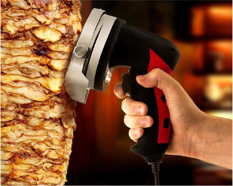 Couteau à kebab électrique professionnel_1