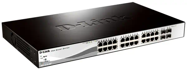 D-Link DGS-1210-28P Géré L2 Gigabit Ethernet (10/100/1000) Connexion Ethernet, supportant l'alimenta_1