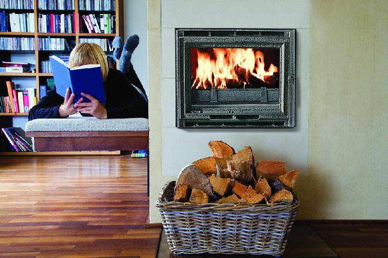 Insert à bois Tertio 76 en fonte - 9,5kW - Inserts pour cheminées_1