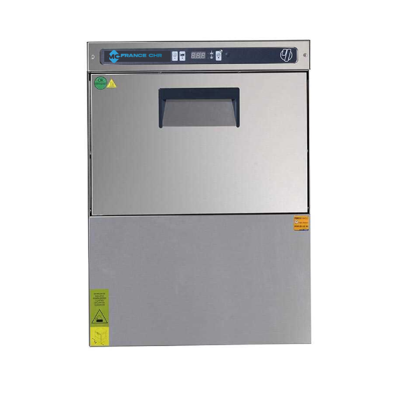 Lave-vaisselle digital avec pompe de savon et pompe de décharge - Panier 500 - Référence MCF.500-001D_1