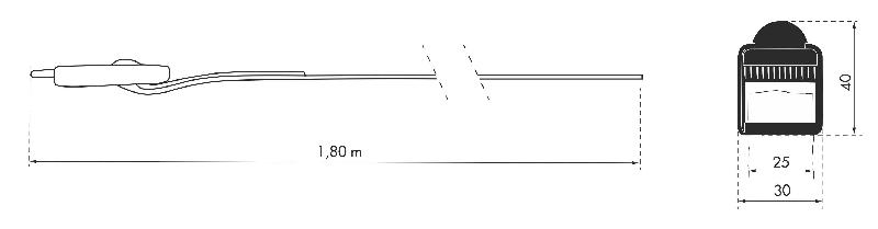 Lot de 2 sangles à bagage 1,80m - boucle plastique - polyester - marque Thirard - rouge_1