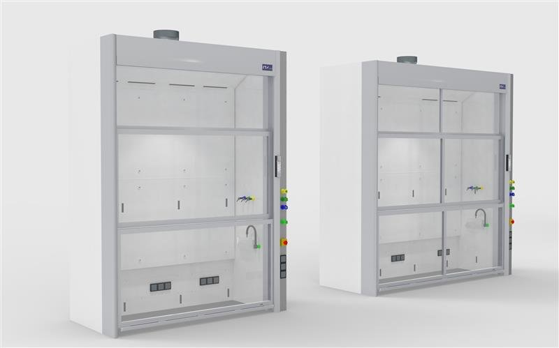 Sorbonne de laboratoire Walk In avec hauteur modulable - EVOLUFLOW_1