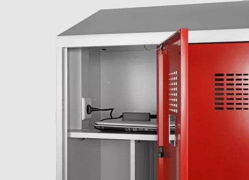 Vestiaire  métallique 3 portes - avec fonction de chargement - 90 cm de largeur_1