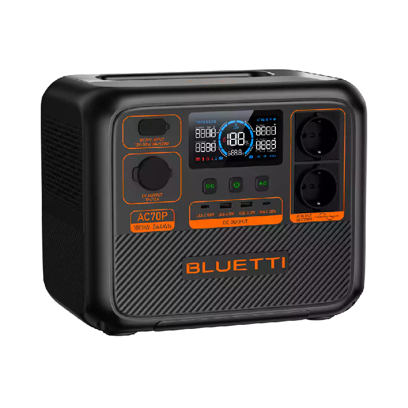 BLUETTI AC70P Station électrique portable | 1000 W / 864 Wh_1