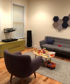 Panneau acoustique Decoshapes Hexagon - GIK Acoustics - Absorption murale décorative_1
