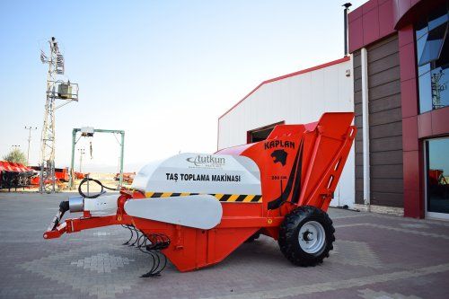 Épierreuse Kaplan 200 - Tutkun Kardesler - largeur 200cm - profondeur max. 30-35cm - collecte pierres 3 à 40cm_1