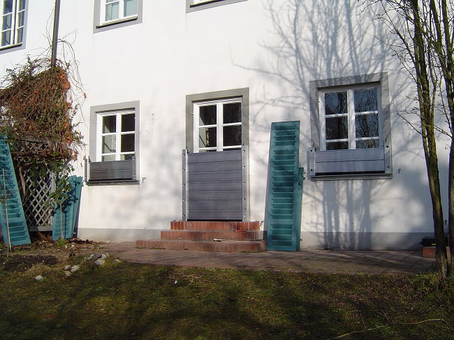 Système de protection contre les inondations pour maison individuelle ou site industriel - Flo-Dem 50K - Aluminium léger, hauteur max 3m_1