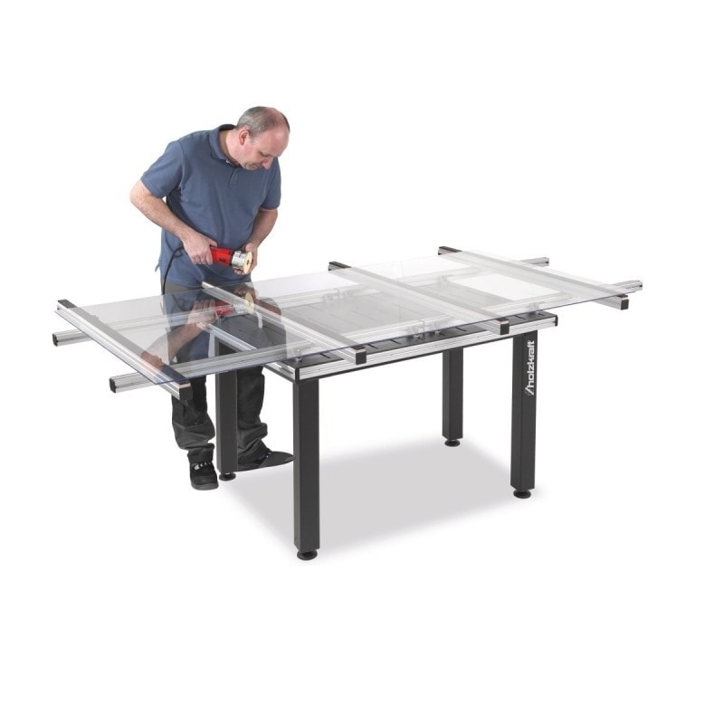 Table de montage et de travail Holzkraft MAT 300 K - Pieds réglables - Plateau HPL robuste - Réf. 5190005_1