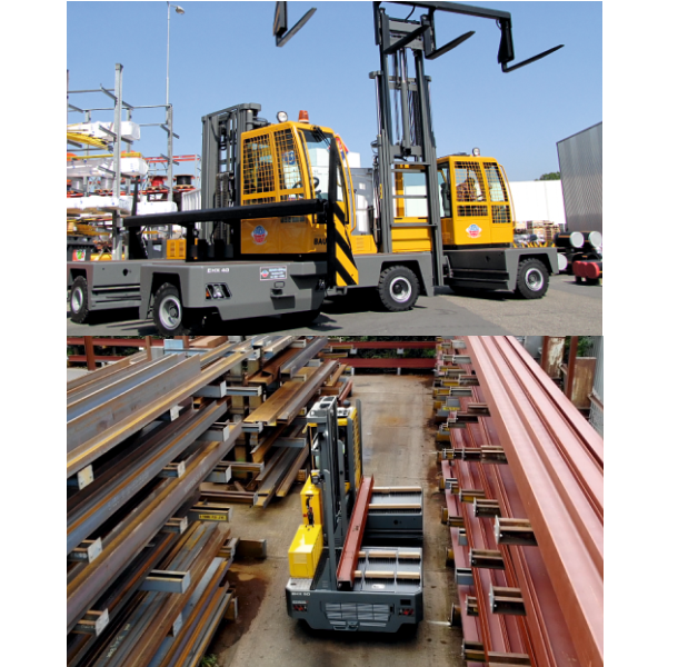 Chariot latéral diesel Baumann - Série HX 3000 kg - Compact et maniable_1