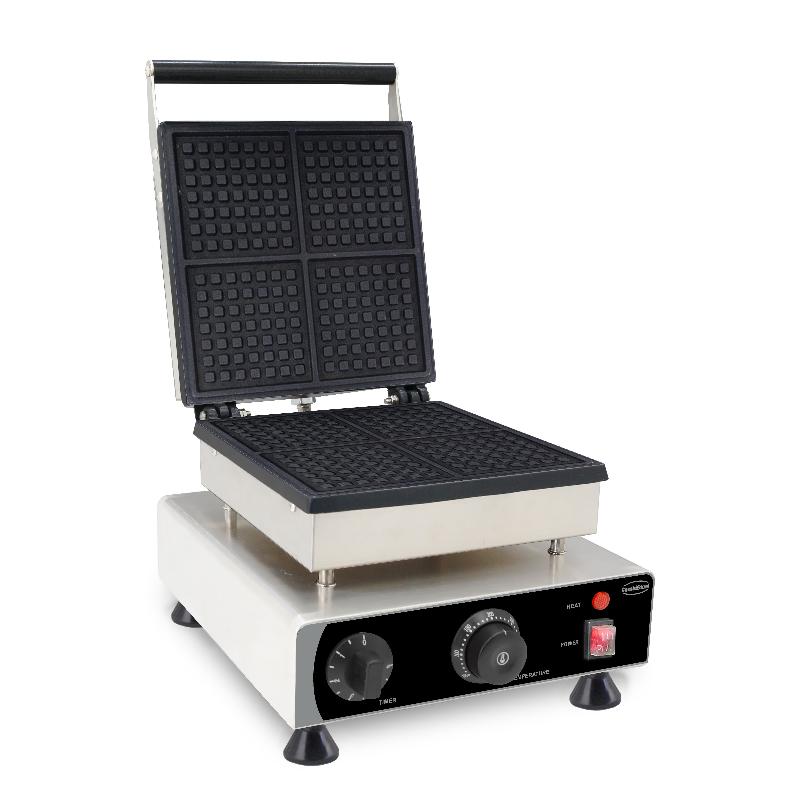 Gaufrier 4pcs gaufres carrées l305 7540.0085 COMBISTEEL_1