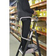 Stepper - plateforme de travail individuelle Centaure - aluminium laqué - hauteur de plancher maxi 0,50 m_1