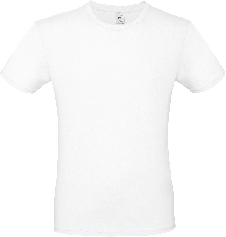 T-shirt homme E150 - B&C - 100% coton pré-rétréci - Réf: CGTU01T_1