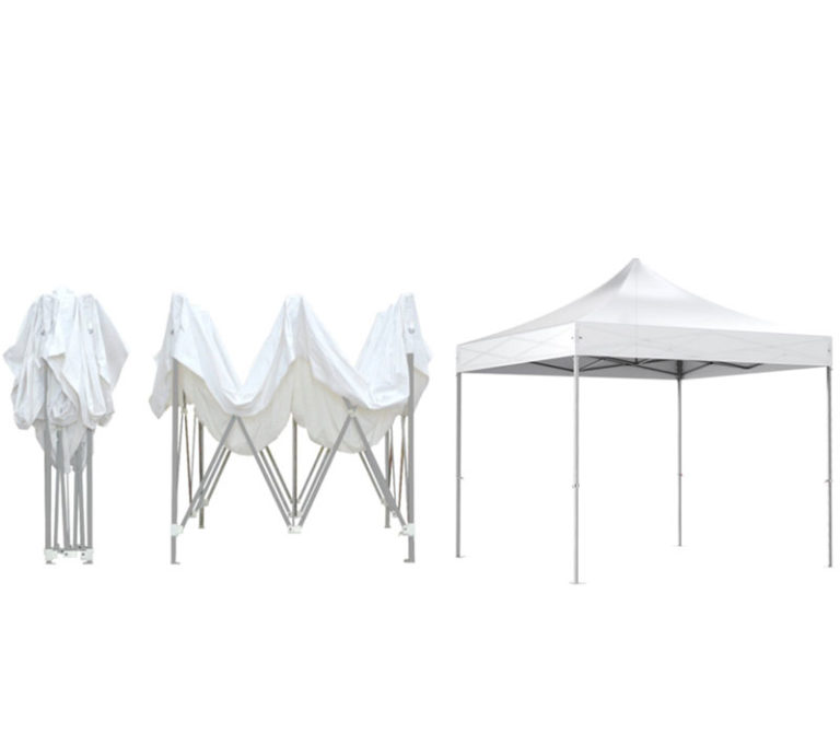 Barnum pliable robuste, lavable, facile à monter et à démonter de mobigrill, pour travailler confortablement à l'extérieur_1