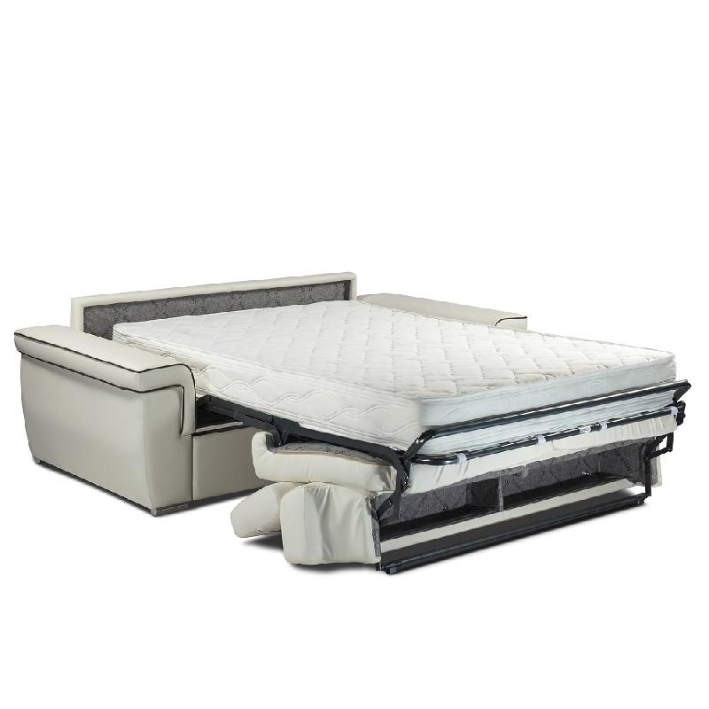 Canapé convertible express Marais - 120 cm - Matelas 16 cm - Blanc - Fabrication italienne_1