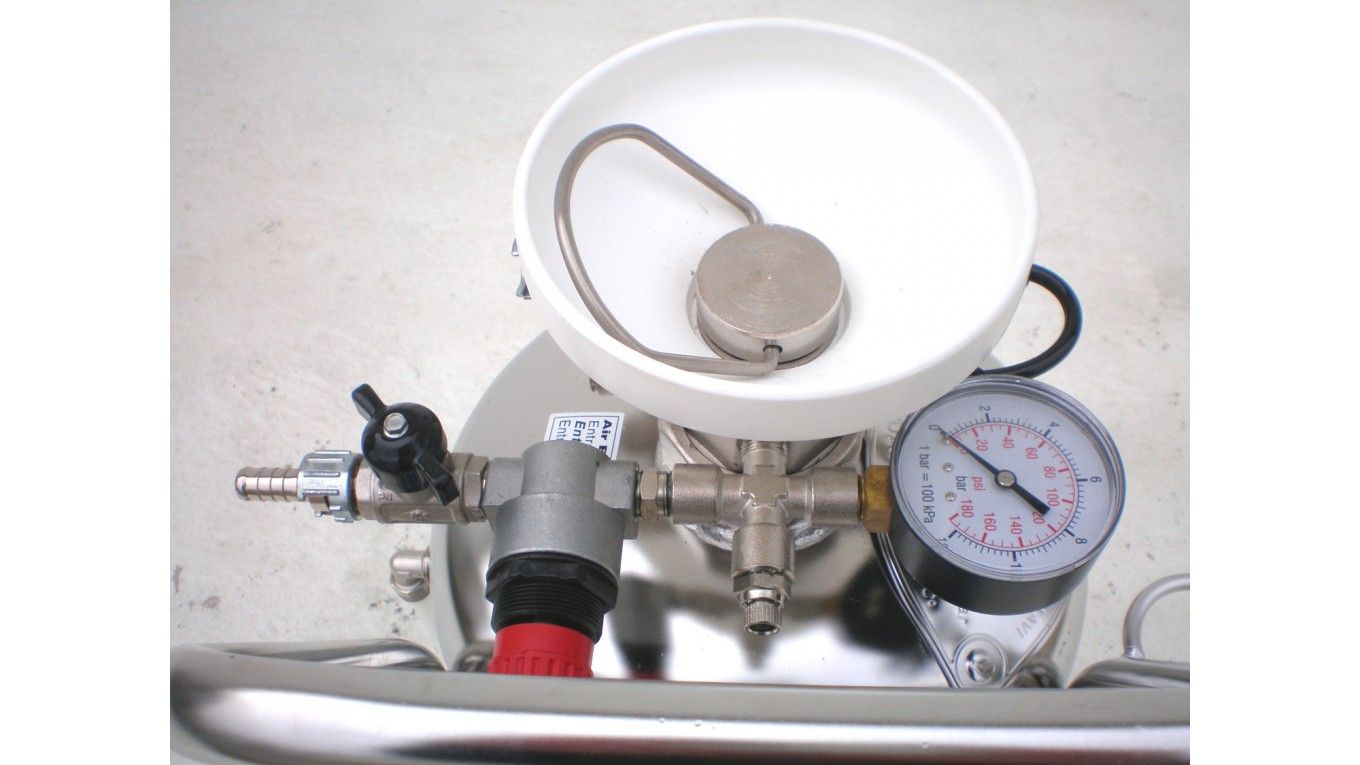 Canon à mousse en acier inox 304 - Équipé de manomètre, lance 1m et tuyau 10m - Avedemil_1