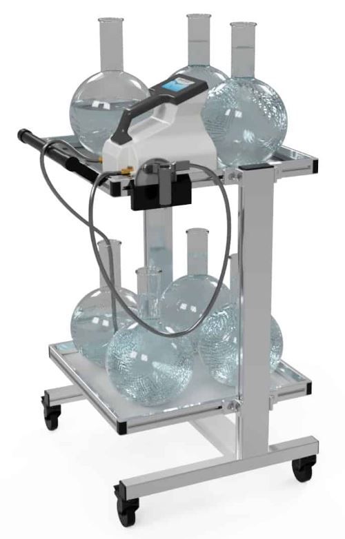 DissoCART - Chariot compact et robuste pour instruments de laboratoire avec plateaux ajustables_1