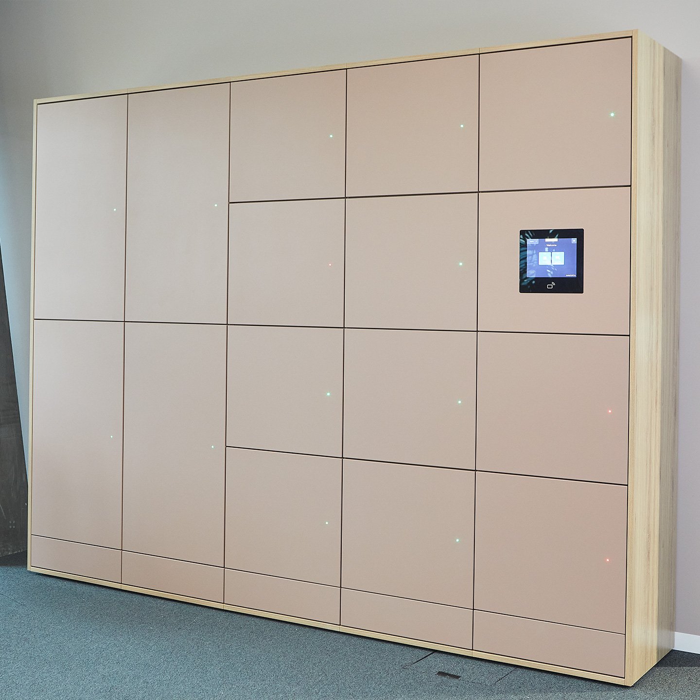 Système de casiers intelligents pour bureaux modernes_1