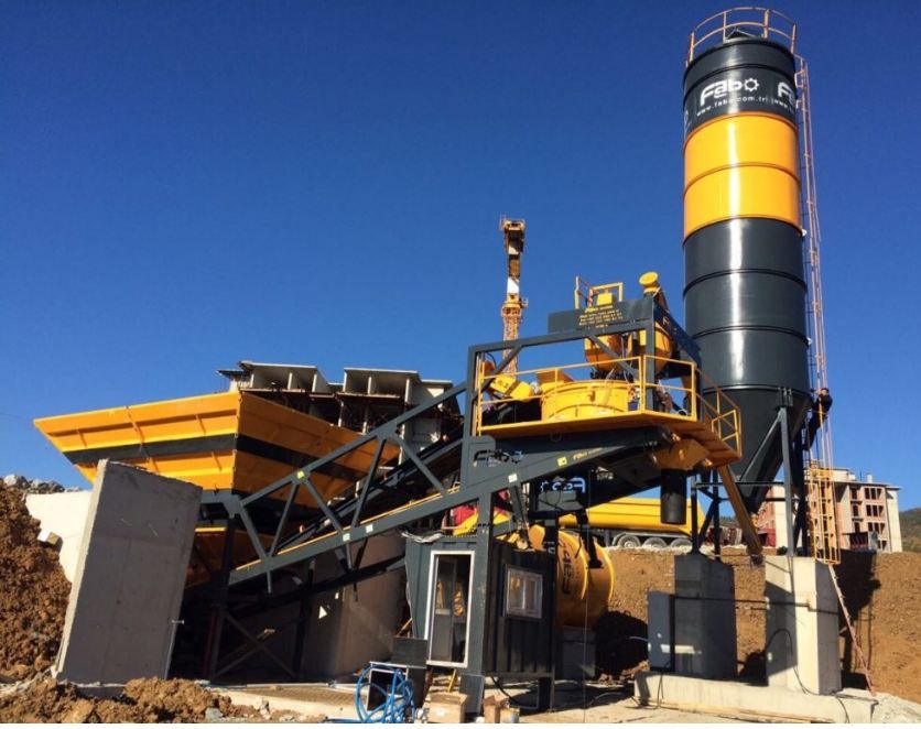 Turbomix-60 centrale à béton mobile - FABO - 60 m3/h_2