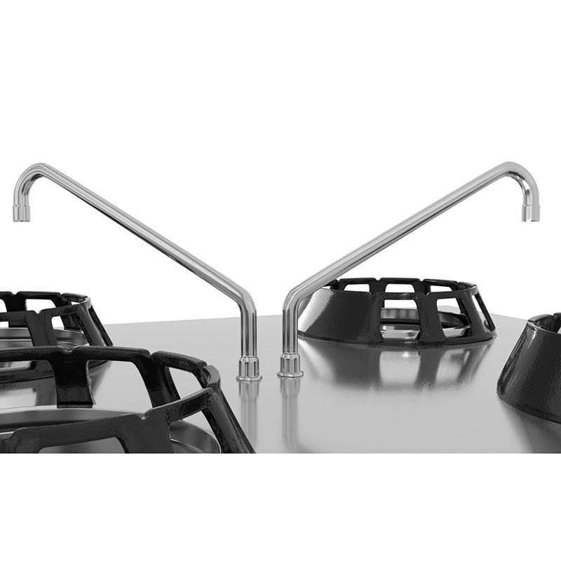Wok à gaz 6 brûleurs + robinet eau - 84 kW_1