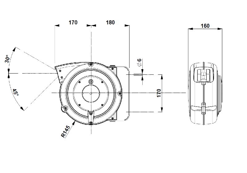 Enrouleur électrique à rappel automatique à ressort - 7 m - Câble PUR CF77 - P520_1