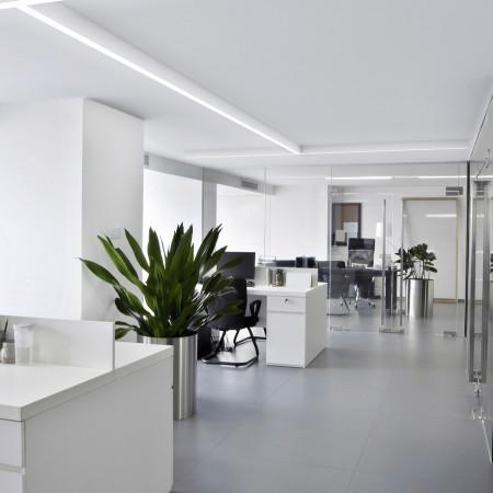 Réglette LED Fenix SMD 39W 3000K - Montage en surface - Gris - Indeluz_1