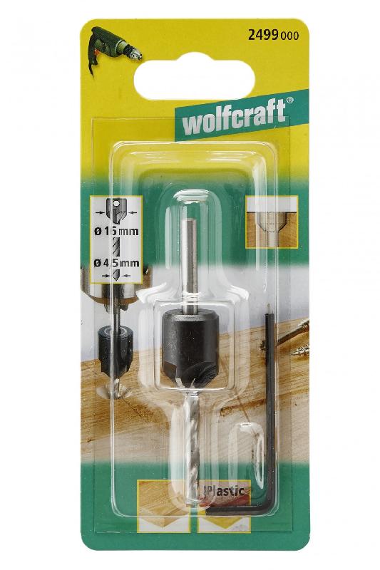 Perforateur bois multimatériau WOLFCRAFT - diamètre 4.5 mm - emmanchement cylindrique_1
