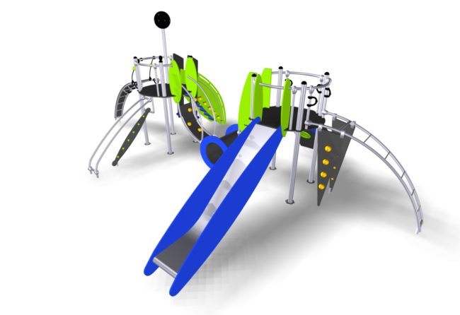 Structure multi-activités métallique Etnik Bali - 2 tours - LD1EK0260 - Ludoparc_1