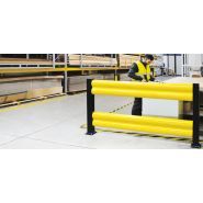 Barrière de protection piéton - BFLEX.COM/2 MODULAR - modules de 2000 mm - haute résistance et absorption des chocs_1