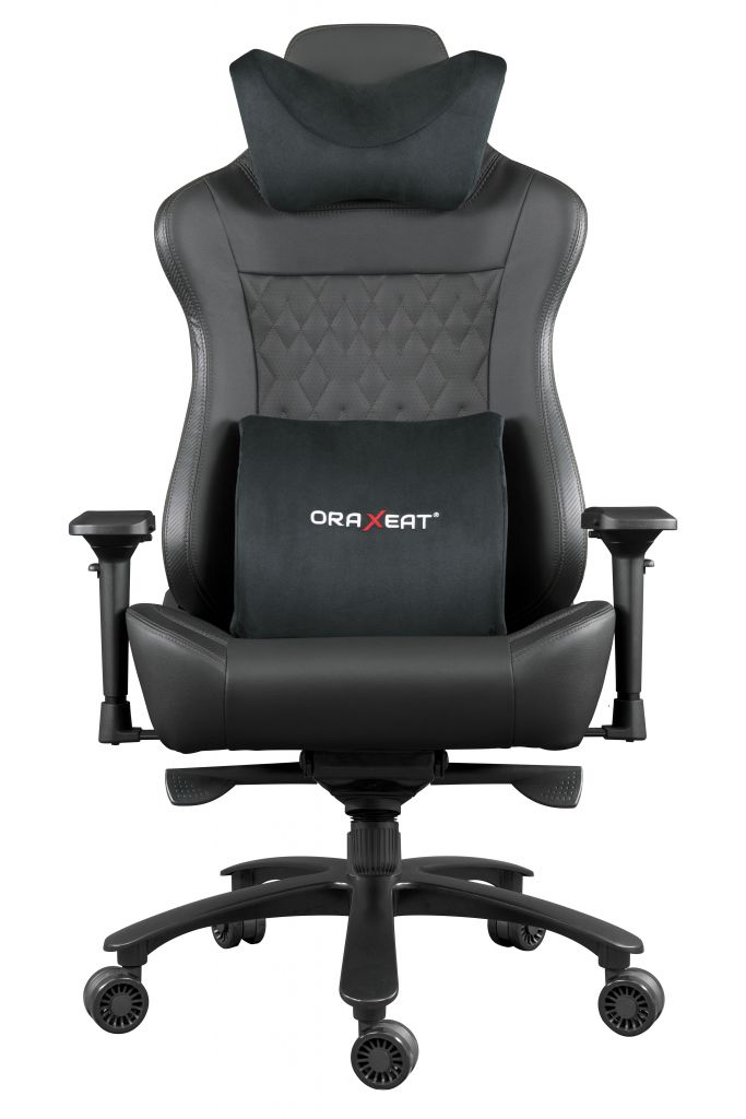 Siège confortable et réglable - Oraxeat XL800 Noir - Inclinaison jusqu'à 160° - Réf : ORX_XL800_BKBK_1