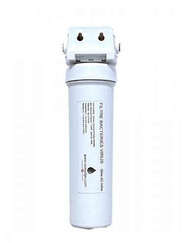 Triple filtration inline AD - sédiments, virus, bactéries Osmodyn - sous évier, modulable, sans raccordement électrique_1