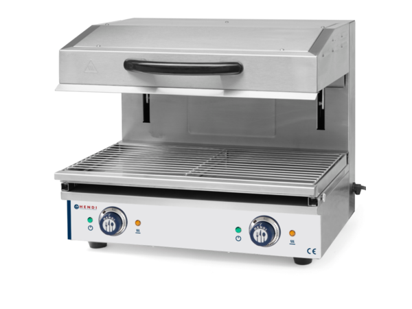 264706 - Salamandre électrique Hendi inox type 600 - Jusqu'à 300°C - 3,6kW - 600x520x530(h)mm - Pro Chr_1