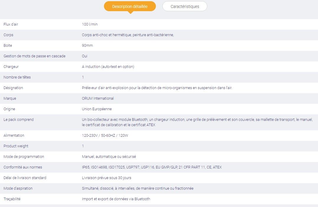 Bclo1133 - Biocollecteur d’air TRIO BAS MONO ATEX 100 L/min - Alliance Bio Expertise - Boite 90mm_1