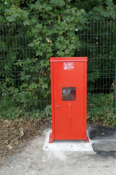 Coffret de commande manuelle - obturateur de canalisation permanent avec bouteille d'azote et manodétendeur_1