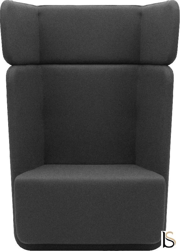 Fauteuil Softline Basket- 1 place - Haut, Feld Anthracite 610_1