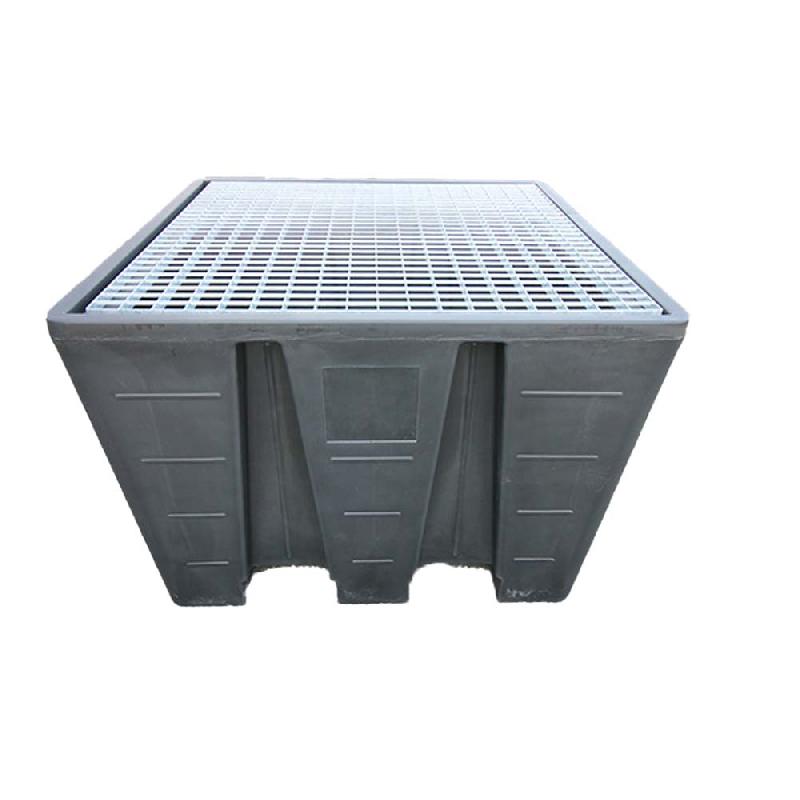 Lot de 2 bacs de rétention en PEHD pour cuve IBC - 1100L - Plast'Up Rotomoulage_1