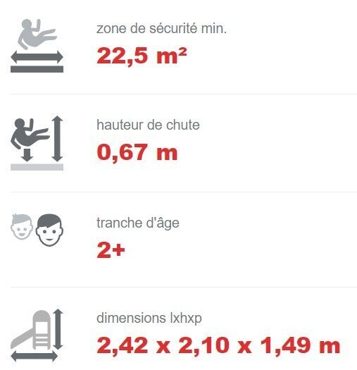 Maisonnette avec table et bancs en acier inoxydable et PEHD pour aire de jeux - conforme EN1176 - Référence BT12082_1