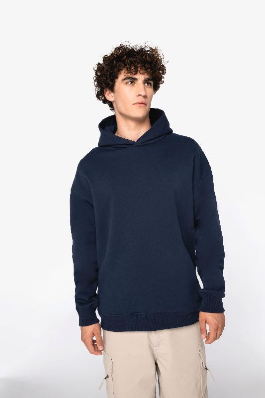 Sweat-shirt écoresponsable unisexe à capuche oversize - Coton biologique - Réf: NS441_1