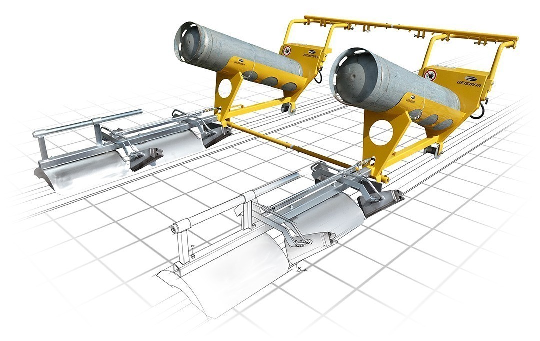Chariot réchauffe-rail léger Heat Hornet SH4 - libération avant soudure - démontable - 255 kW_1
