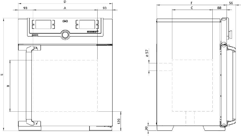 Incubateur / étuve MEMMERT IN 30 PLUS avec convection naturelle 80°C_1