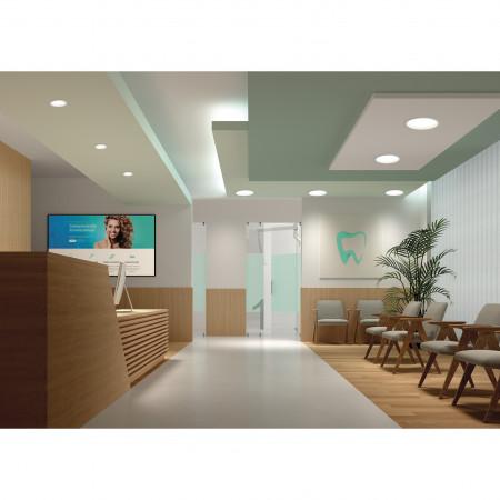 Plafonnier encastré Calypso2 - LED SMD 12W - IP44 - Blanc 3000K - 1100 lm_1