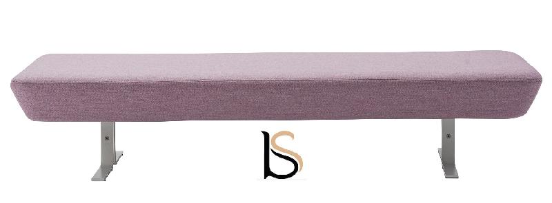 Banquette d'accueil Emma en tissu - Softline - Feld Gris 620_2