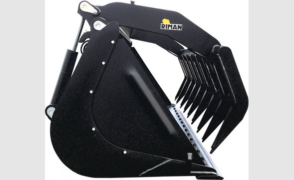 Gh 800 à 1000 - Godets multiservices Riman - Poids 670 à 1840 kg - Robustesse et polyvalence_1