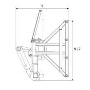 Pince à balle classique - Manitou - 262 kg - 2 dents et 4 doigts - Capacité nominale 1000 kg_1